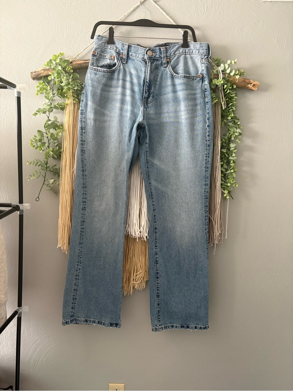 Aeropostale Boyfriend Flare Light Wash